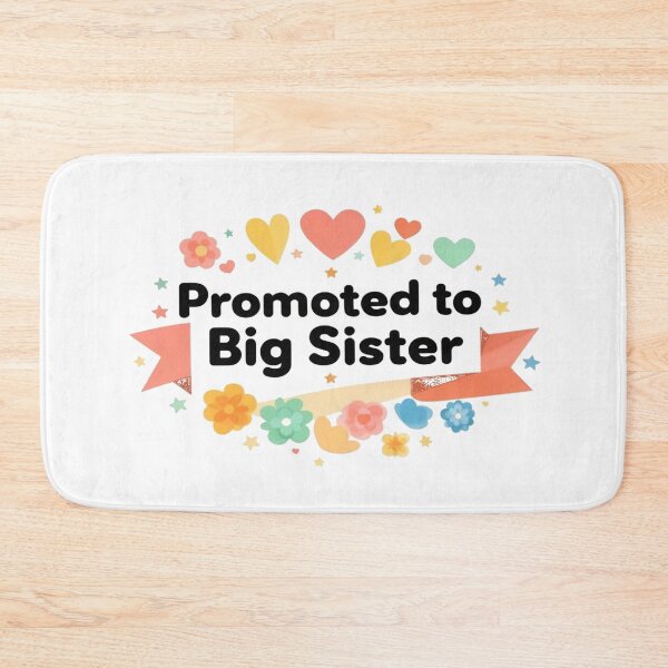 Item preview, Promoted to Big Sister — Sibling Announcement designed and sold by Art&Fun.