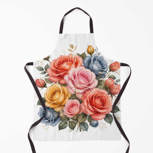 Artikelvorschau, Schwarzer Becher mit auffälligem Rosenstrauß und Blumenmuster entworfen und verkauft von VaneDesings.