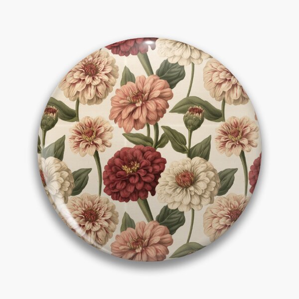 Item preview, Blooming Zinnia Texture  - Botanical Garden Pattern - Valentine Gifts For women designed and sold by RoyalStarsPatts.