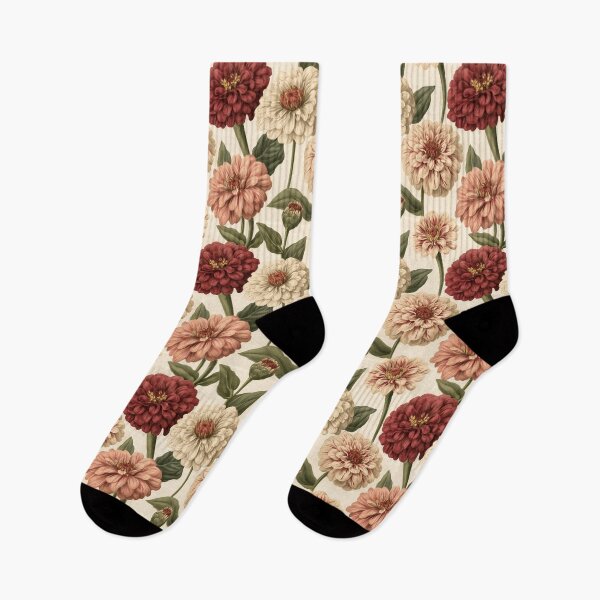 Item preview, Blooming Zinnia Texture  - Botanical Garden Pattern - Valentine Gifts For women designed and sold by RoyalStarsPatts.