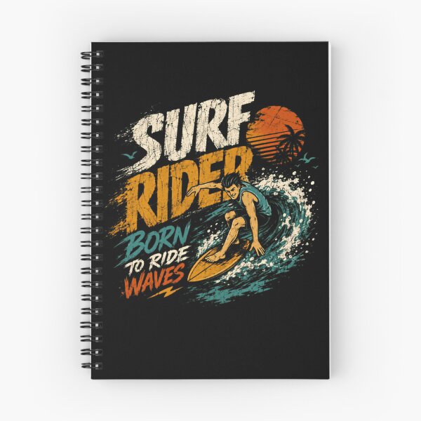 Item preview, Surf Rider Born To Ride Waves Surfing Surfer Ocean Watersports designed and sold by SkeletonsDanger.