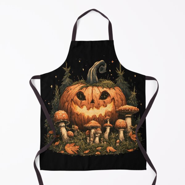 Item preview, Enchanted Pumpkin & Mushrooms – Spooky Forest Halloween designed and sold by KAM-KAM-STORE.
