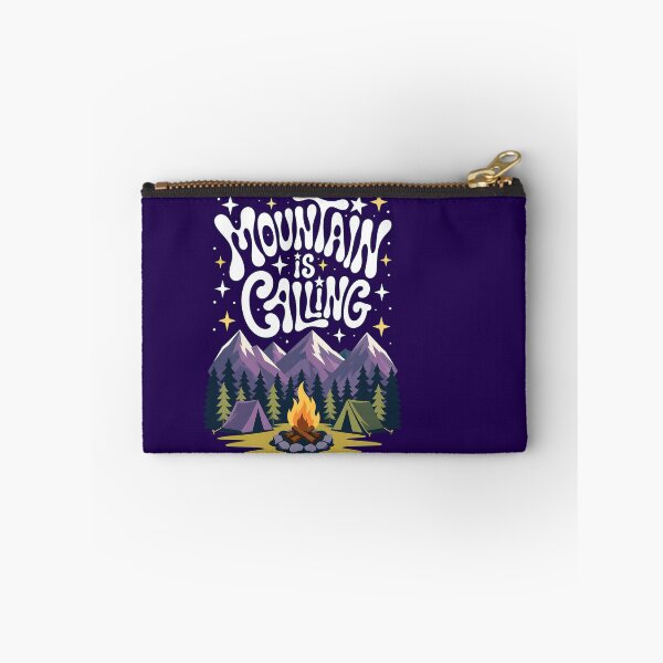 Item preview, Mountain Camping Is Calling – Whimsical “Mountain Is Calling” Adventure Under the Stars with Majestic Peaks, Pine Forests and Cozy Campfire designed and sold by Huddy-clothes.