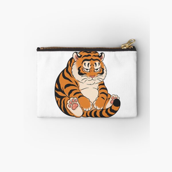 Item preview, Grumpy Chubby Tiger Sitting Paw Pads designed and sold by aigcx.