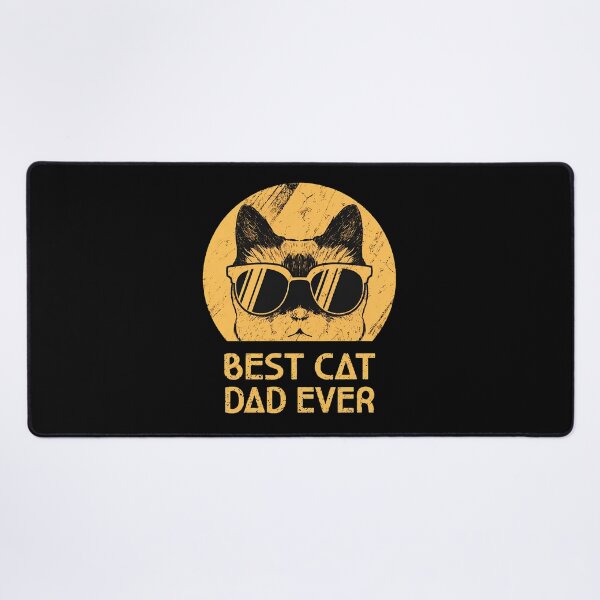 Item preview, Best Cat Dad Ever Cool Cat Sunglasses Retro Design designed and sold by Dmo3HarkoArt.