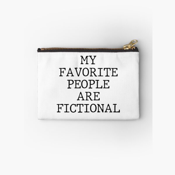 Item preview, Text Typography My favorite people are fictional Introvert + Books designed and sold by TypeboldStudio.