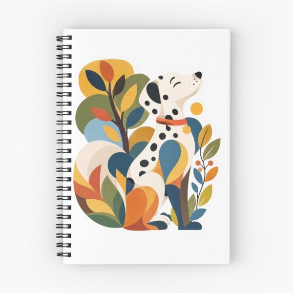 Item preview, Stylish Dalmatian Dog Botanical Portrait designed and sold by Snurly.