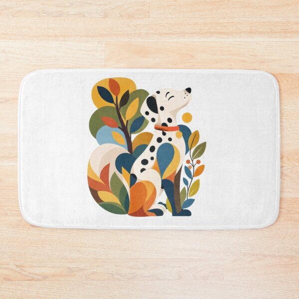 Item preview, Stylish Dalmatian Dog Botanical Portrait designed and sold by Snurly.