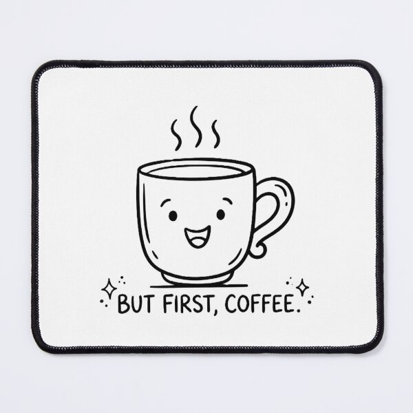 Item preview, Cute Kawaii Coffee Mug - Minimalist Typography Quote designed and sold by Forestfrost.