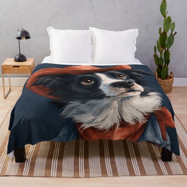 Item preview, Border Collie Cowboy designed and sold by prettykaler.