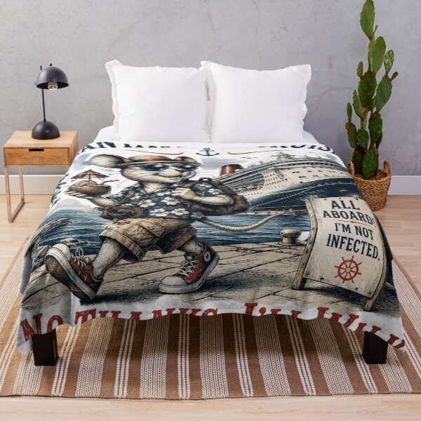 Item preview, Hantavirus Cruise No Thanks Funny Mouse Vacation designed and sold by ZENVIRART.