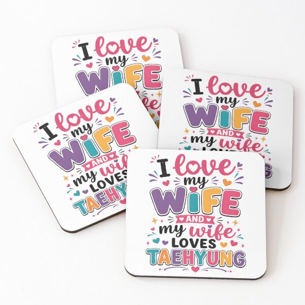 Item preview, I love my wife and my wife loves Taehyung designed and sold by nimmitrends.