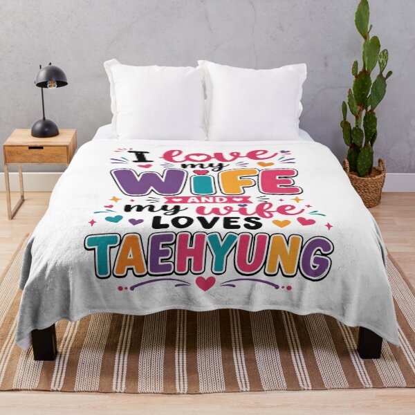 Item preview, I love my wife and my wife loves Taehyung designed and sold by nimmitrends.
