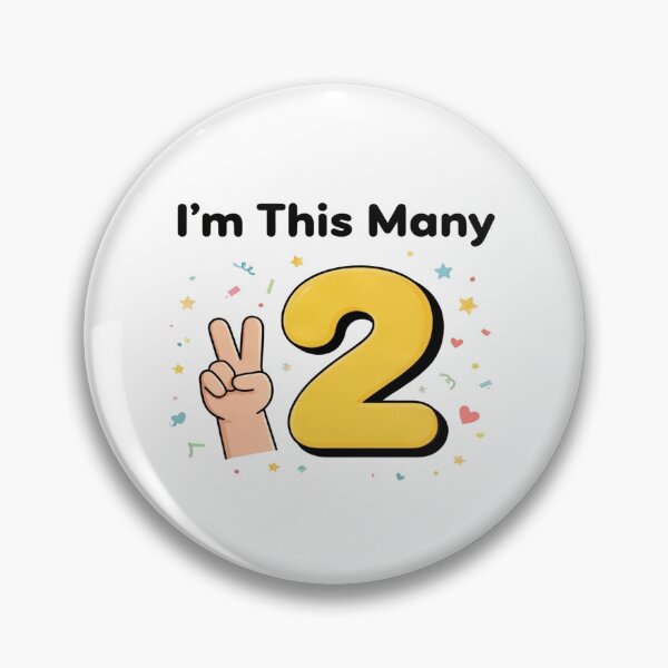 Item preview, I'm This Many Two — Kids Birthday Shirt designed and sold by Art&Fun.