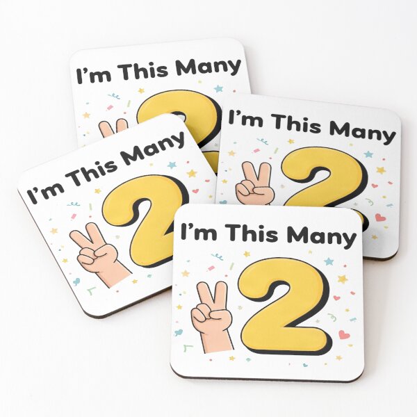Item preview, I'm This Many Two — Kids Birthday Shirt designed and sold by Art&Fun.