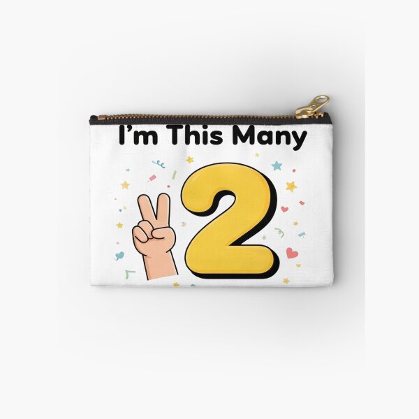 Item preview, I'm This Many Two — Kids Birthday Shirt designed and sold by Art&Fun.