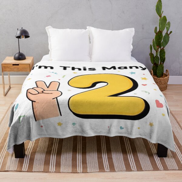 Item preview, I'm This Many Two — Kids Birthday Shirt designed and sold by Art&Fun.