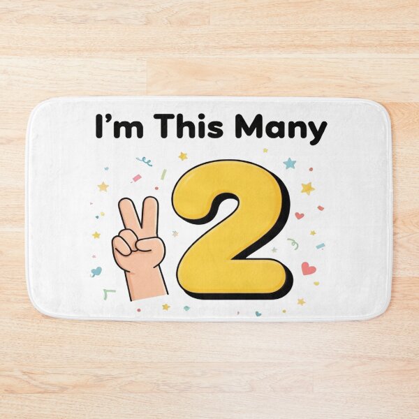 Item preview, I'm This Many Two — Kids Birthday Shirt designed and sold by Art&Fun.