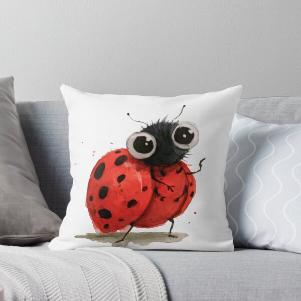 Item preview, Cute Ladybug – Whimsical Watercolor Bug designed and sold by KAM-KAM-STORE.
