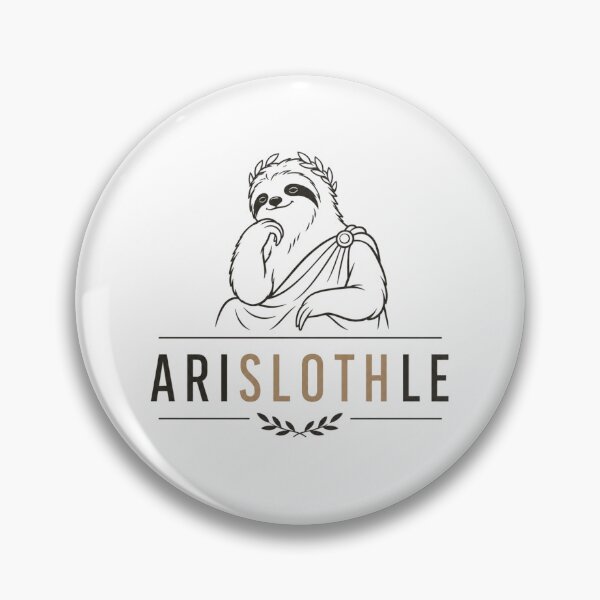 Item preview, AriSLOTHle – Funny Historical Animal Pun designed and sold by NicramR.