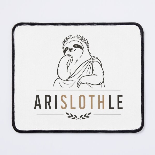 Item preview, AriSLOTHle – Funny Historical Animal Pun designed and sold by NicramR.