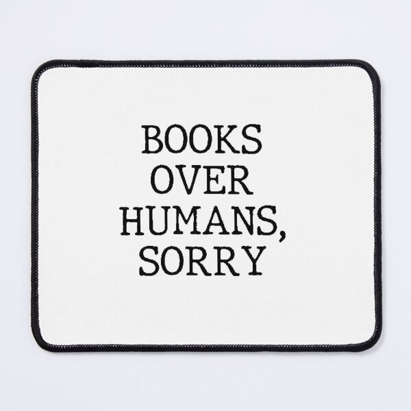 Item preview, Text Typography Books over humans, sorry Introvert + Books designed and sold by TypeboldStudio.