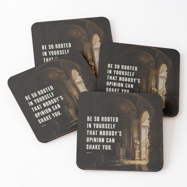 Item preview, Unshakable — A Stoic Mindset Quote designed and sold by vibemuseum.studio.