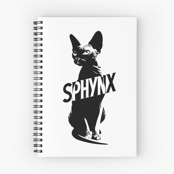 Item preview, Sphynx Cat Word Art | Typography Cat Silhouette Design designed and sold by AyfuDesigns.