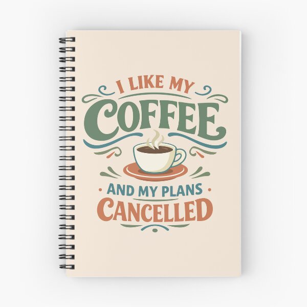 Item preview, I Like My Coffee and My Plans Cancelled Funny Gift for Dads, Introverts & Coffee Lovers designed and sold by stylishdzign.