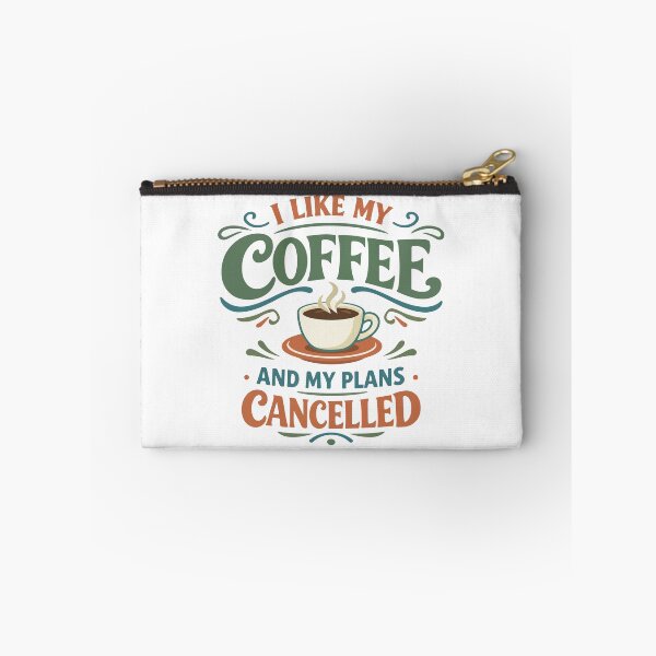 Item preview, I Like My Coffee and My Plans Cancelled Funny Gift for Dads, Introverts & Coffee Lovers designed and sold by stylishdzign.