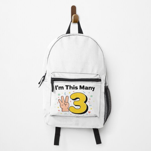 Item preview, I'm This Many Three — Kids Birthday Shirt designed and sold by Art&Fun.