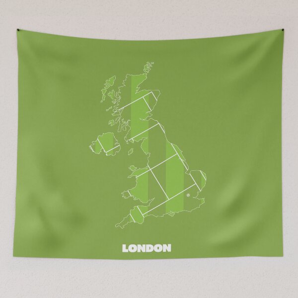 Item preview, London Grass Tennis Court Map Art designed and sold by gimbri.