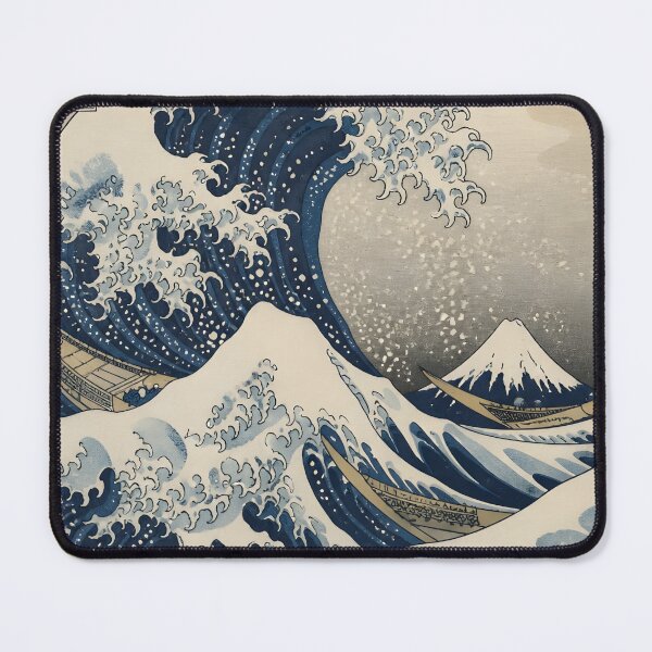 Item preview, Great Wave of Kanagawa of Hokusai Japanese Ukiyoe Art Mount Fuji Ocean designed and sold by GrinGalore.