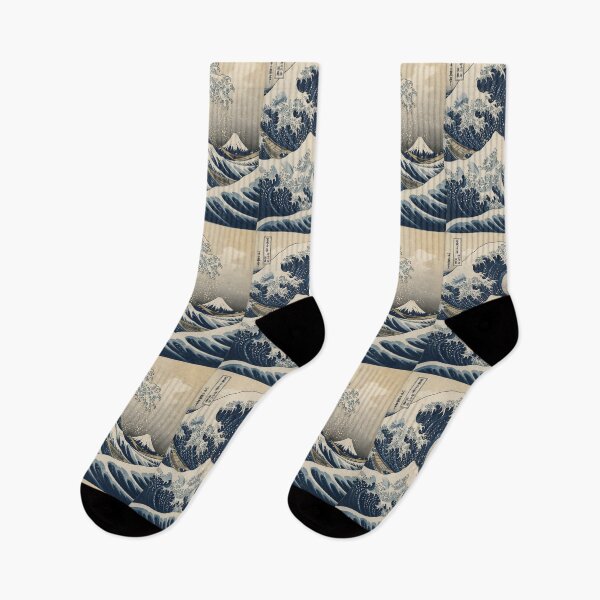 Item preview, Great Wave of Kanagawa of Hokusai Japanese Ukiyoe Art Mount Fuji Ocean designed and sold by GrinGalore.