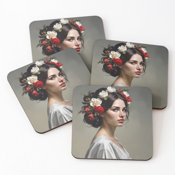 Item preview, Woman with flowers  designed and sold by MK26Designs.