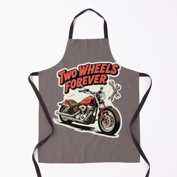 Item preview, TWO WHEELS FOREVER – Clear, Category-Relevant Main Subject Directly Representing The Meaning Of The Phrase Motorcycles D designed and sold by tarkone.