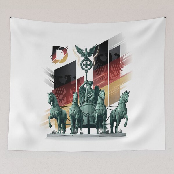 Item preview, Deutschland Brandenburg Gate Quadriga Modern Graphic Art designed and sold by EdGraphy.