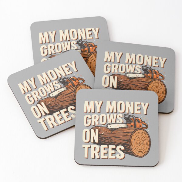 Item preview, My Money Grows on Trees Funny Money Quote Humor designed and sold by ZACK ART.