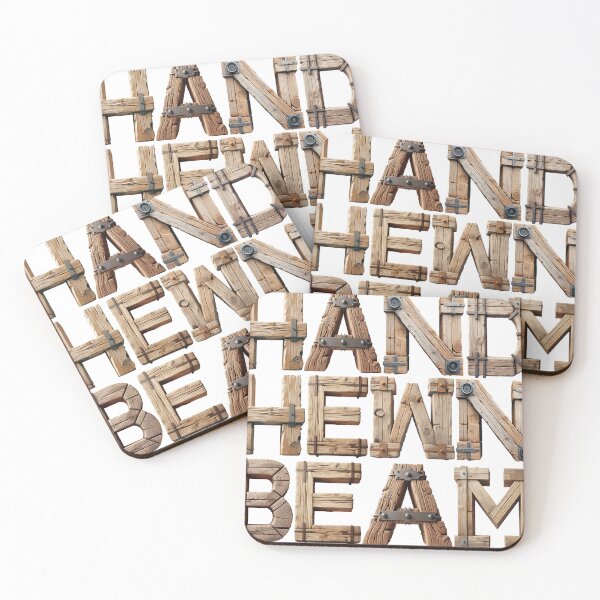Item preview, HAND HEWN BARN BEAMS LETTERS designed and sold by ART-TYPE.