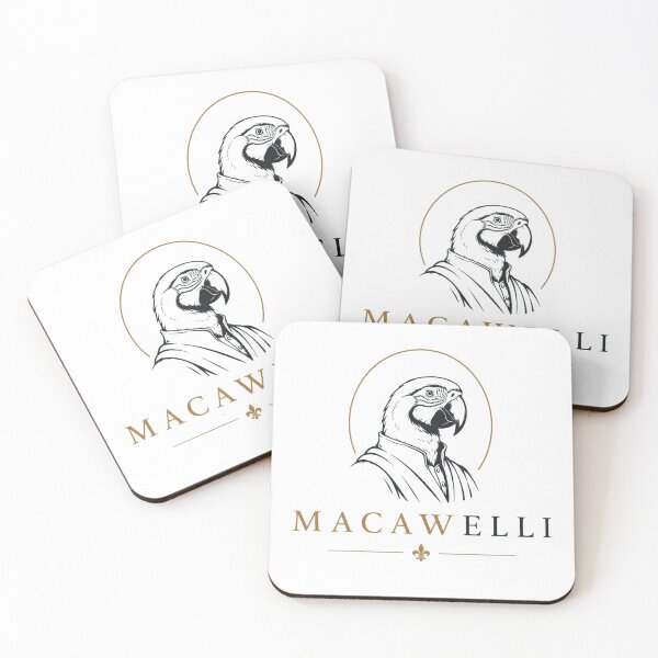Item preview, Macawelli – Funny Historical Animal Pun designed and sold by NicramR.