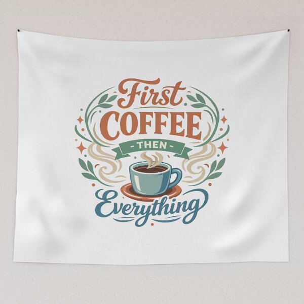 Item preview, First Coffee Then Everything Funny Gift for Dads, Coffee Lovers & Busy Professionals designed and sold by stylishdzign.