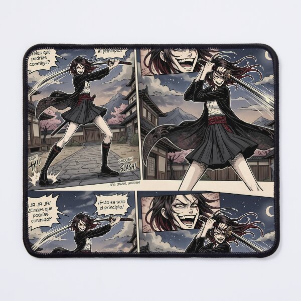 Item preview, Anime Samurai Girl - Manga Skull designed and sold by JMAVILA ART.