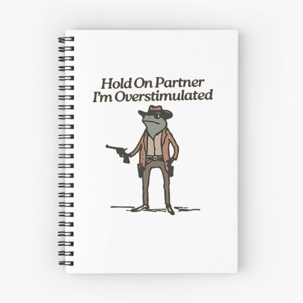 Item preview, Hold On Partner Im Overstimulated designed and sold by DheninStudio.