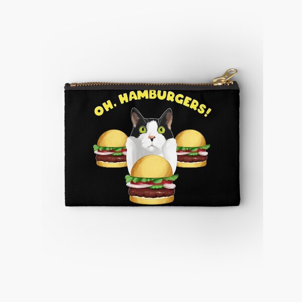 Item preview, Cat Oh Hamburgers Foodie Humorous Cute Graphic designed and sold by Dmo3HarkoArt.