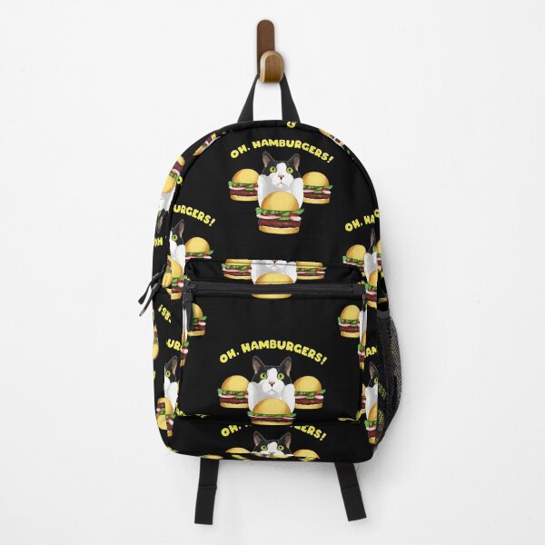 Item preview, Cat Oh Hamburgers Foodie Humorous Cute Graphic designed and sold by Dmo3HarkoArt.