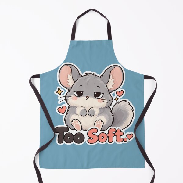 Item preview, Too Soft. Cute Chinchilla Meme | Funny Fluffy Chinchilla Sticker designed and sold by BabyStark.