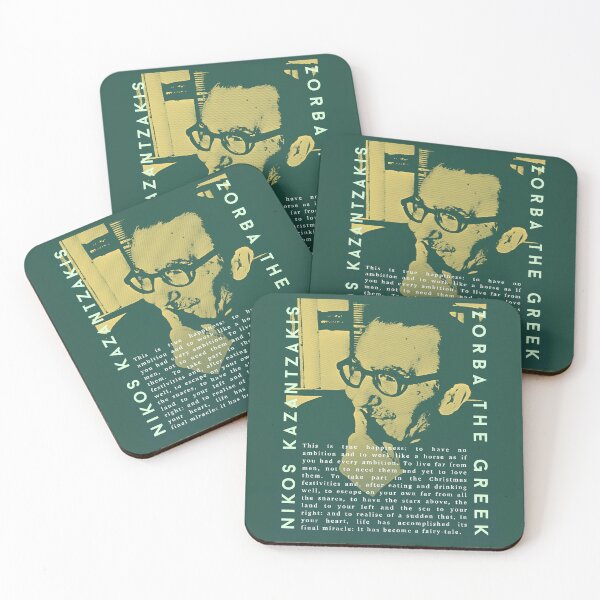 Item preview, Kazantzakis quote: This is true happiness: to have no ambition and to work like a horse as if you had every ambition. To live far from men, not to need them and yet to love them. designed and sold by artbleed.