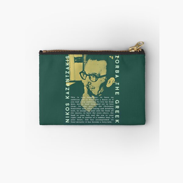 Item preview, Kazantzakis quote: This is true happiness: to have no ambition and to work like a horse as if you had every ambition. To live far from men, not to need them and yet to love them. designed and sold by artbleed.