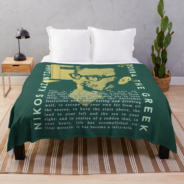 Item preview, Kazantzakis quote: This is true happiness: to have no ambition and to work like a horse as if you had every ambition. To live far from men, not to need them and yet to love them. designed and sold by artbleed.