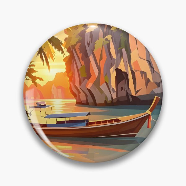 Item preview, Thailand Tropical Paradise – Longtail Boat at Sunset designed and sold by Spirit of Siam.